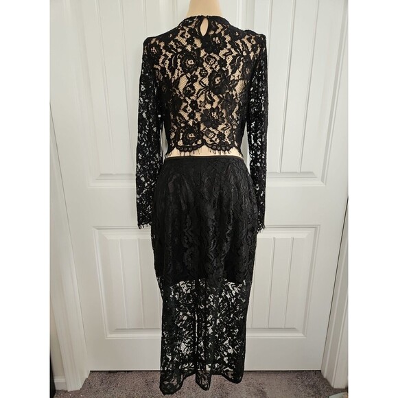 NWT Jason Wu 2 Piece Set Pencil Skirt & Top Black Lace Size 2  $400 MSRP - Picture 11 of 15